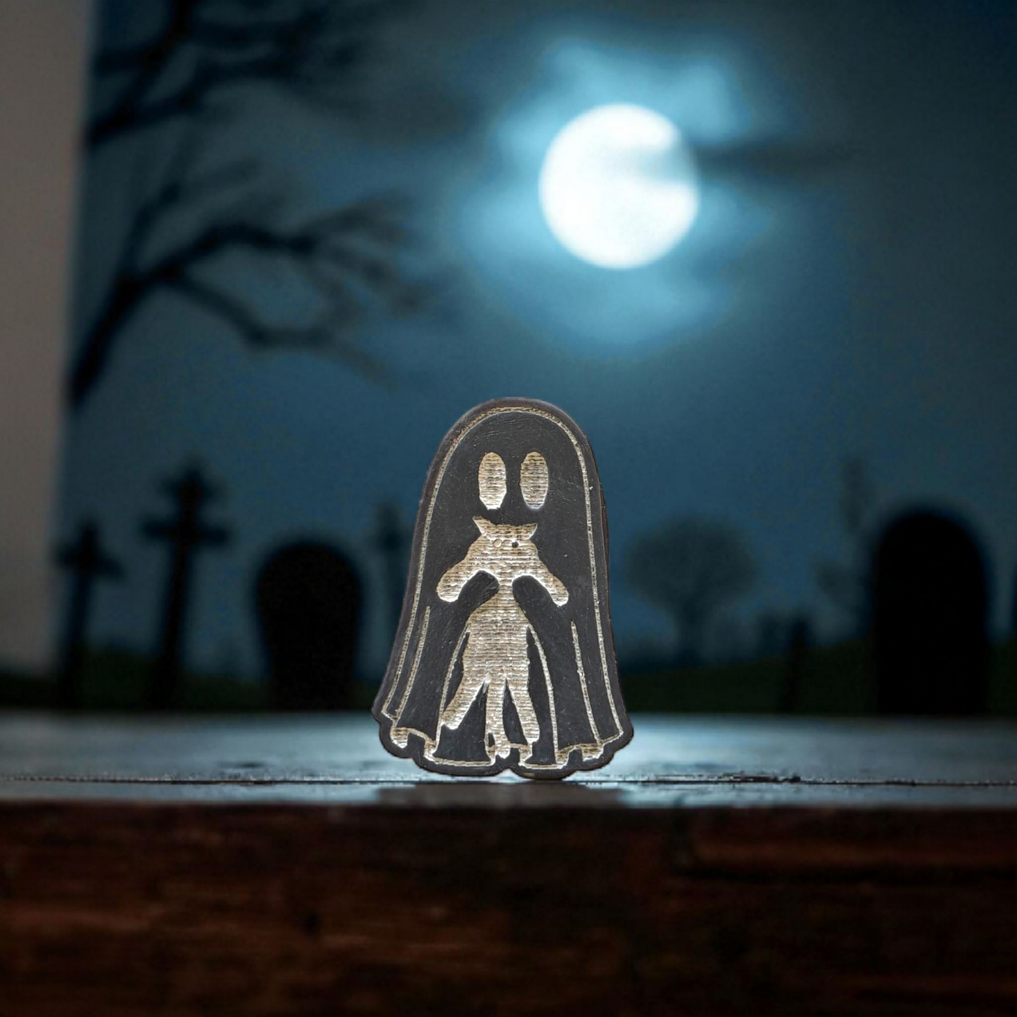 Whimsical Ghost Wax Melts – Ghosts with Cats & Pumpkin Flower Carts | Cute Cozy Halloween Wax Melts