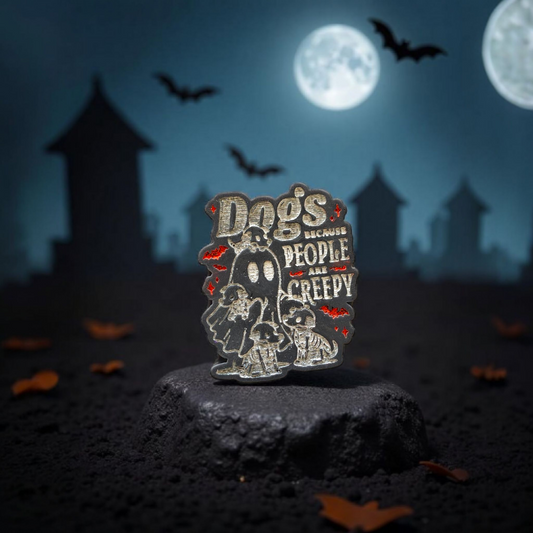 Pet Lover Skeleton Wax Melts – Cats & Dogs Because People Are Creepy | Funny Halloween Wax Melts | Creepy Cute Decor